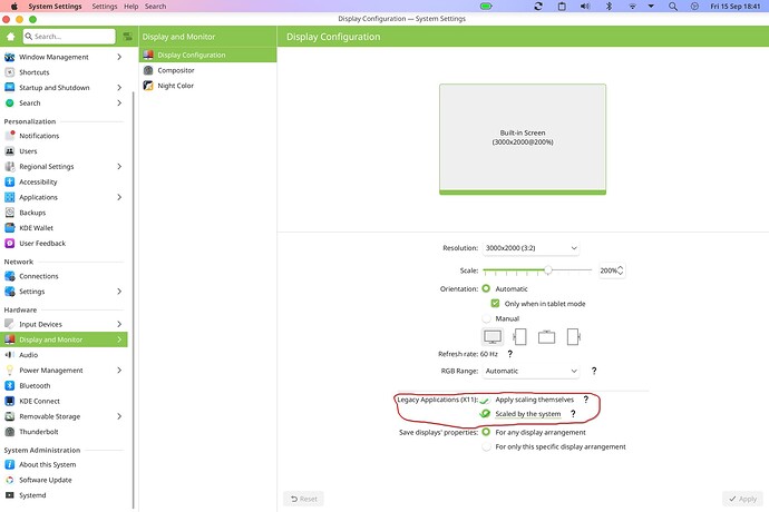KDE XWayland scaling setting